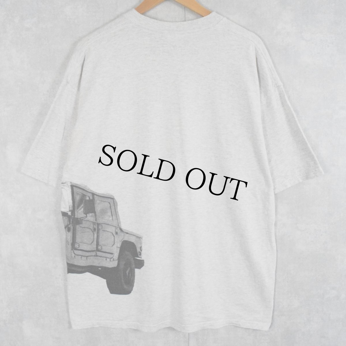 画像2: 90's Lee USA製 "HUMMER" 自動車メーカー 巻きプリントTシャツ XL (2)