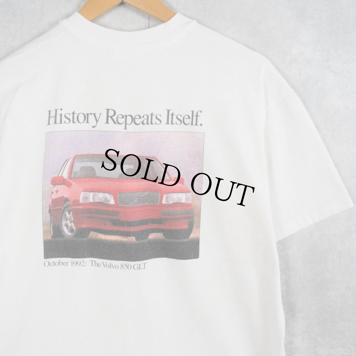 画像2: 90's USA製 "The Volvo" 自動車プリントTシャツ L (2)