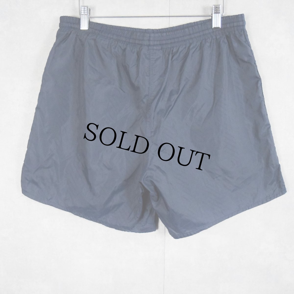 画像2: 90's UMBRO USA製 ロゴ刺繍 ナイロンショーツ NAVY S (2)