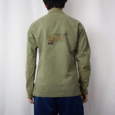 画像4: 40〜50's U.S.ARMY M-47 HBTジャケット (4)
