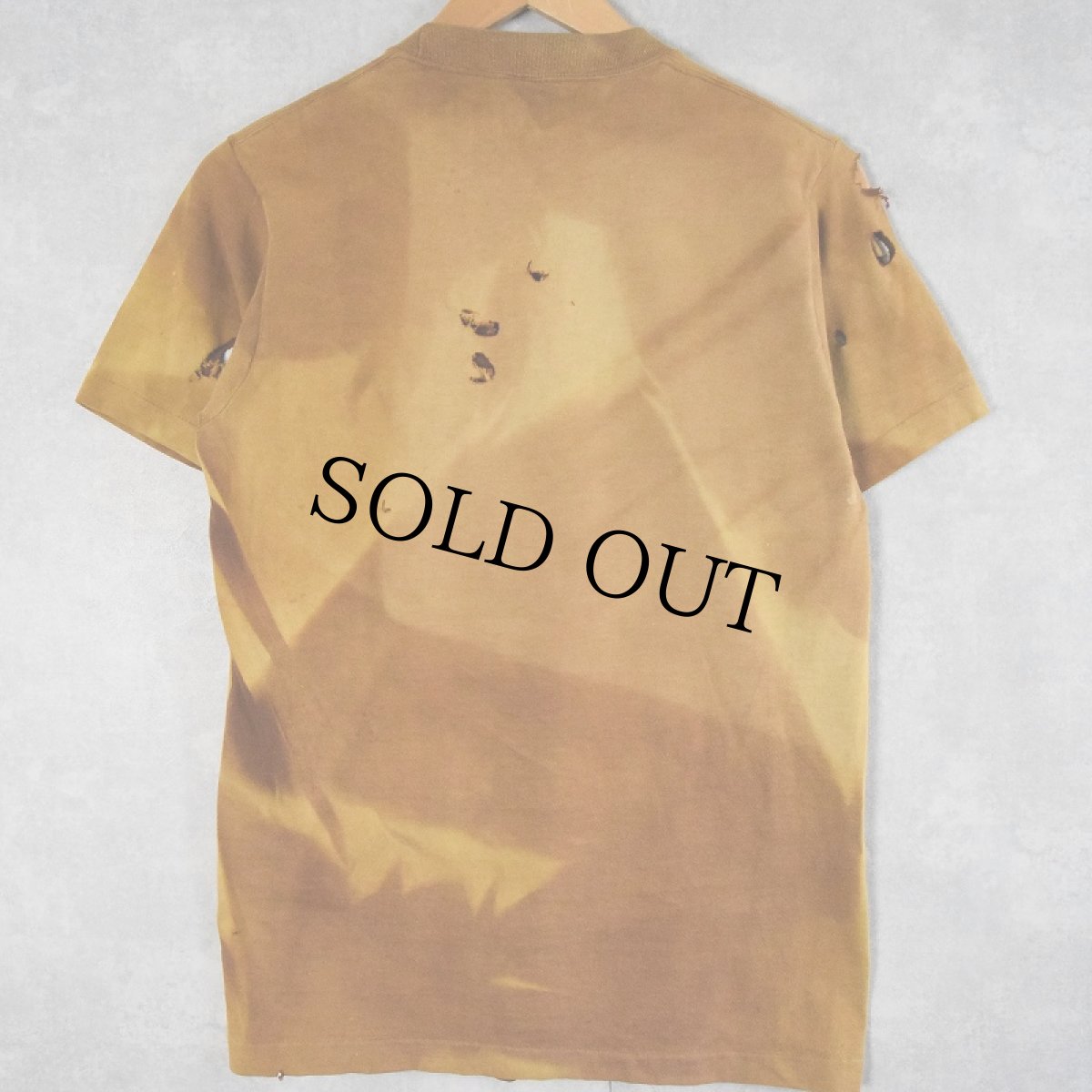 画像2: 70's TOWN CRAFT USA製 無地ポケットTシャツ S (2)