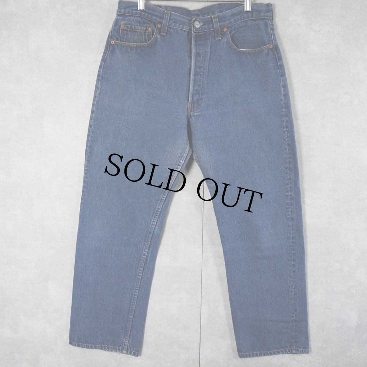 画像1: 80's Levi's 501 USA製 デニムパンツ W33 (1)