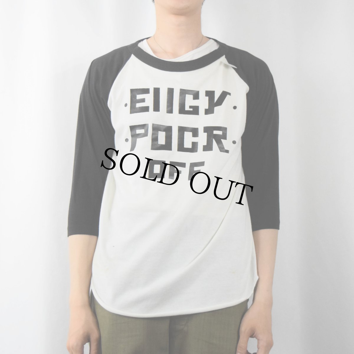 画像3: 80's "FUCK OFF" USA製 ギミックプリント ラグランTシャツ XL (3)