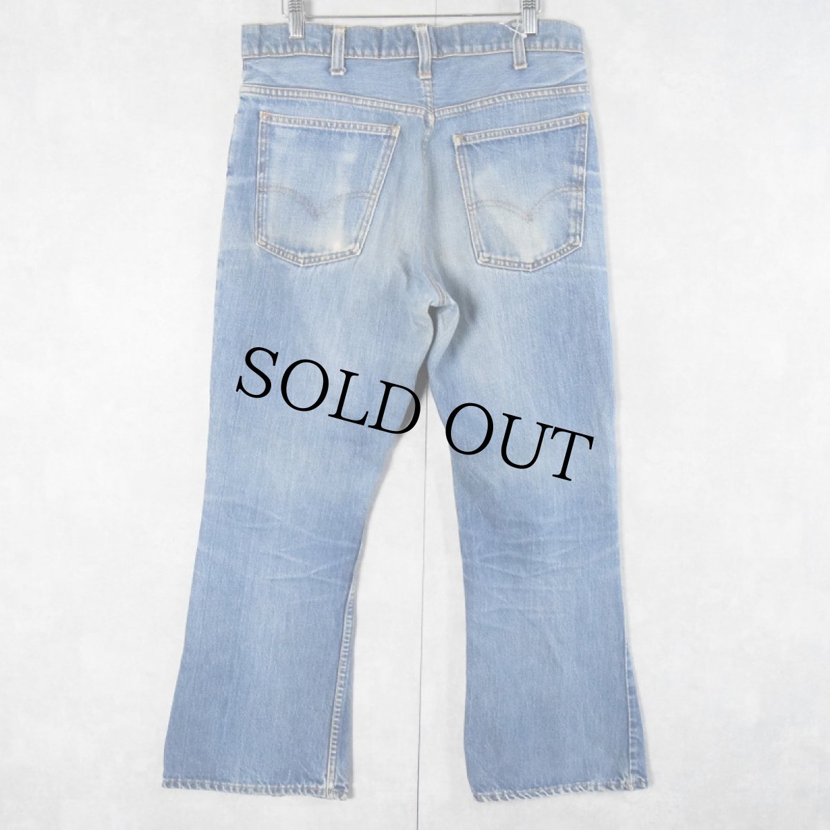 画像2: 70〜80's Levi's 646 オレンジタブ ベルボトムデニムパンツ W32 (2)