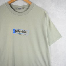 画像1: 【SALE】 NEW WEST RECORDS レコードレーベル プリントTシャツ L (1)