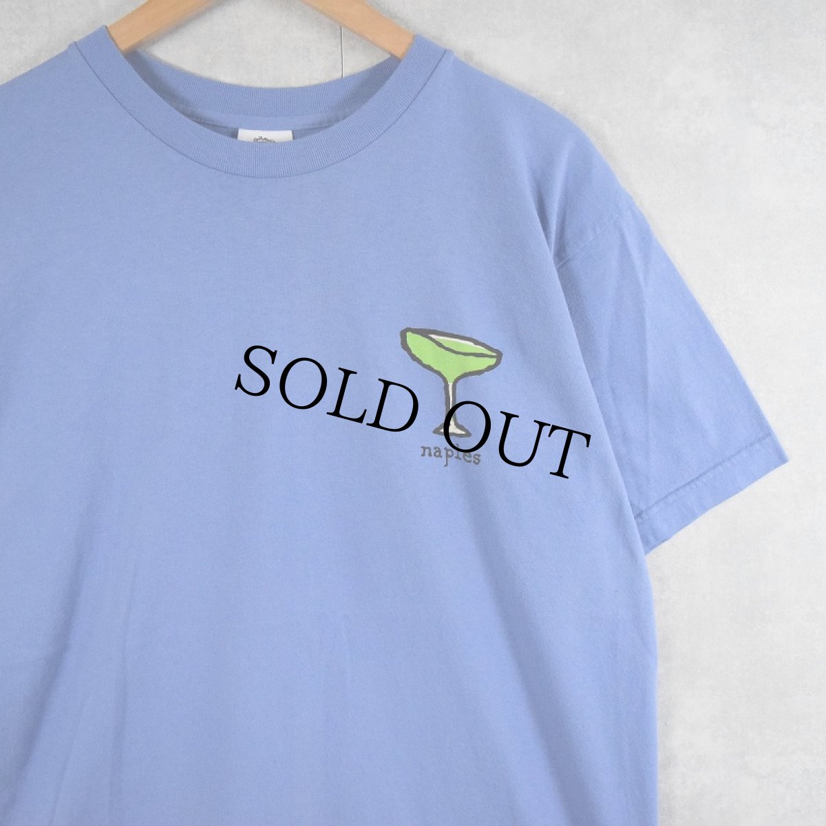 画像2: 90's GRAVITY GRAPHICS USA製 "naples" プリントTシャツ L (2)