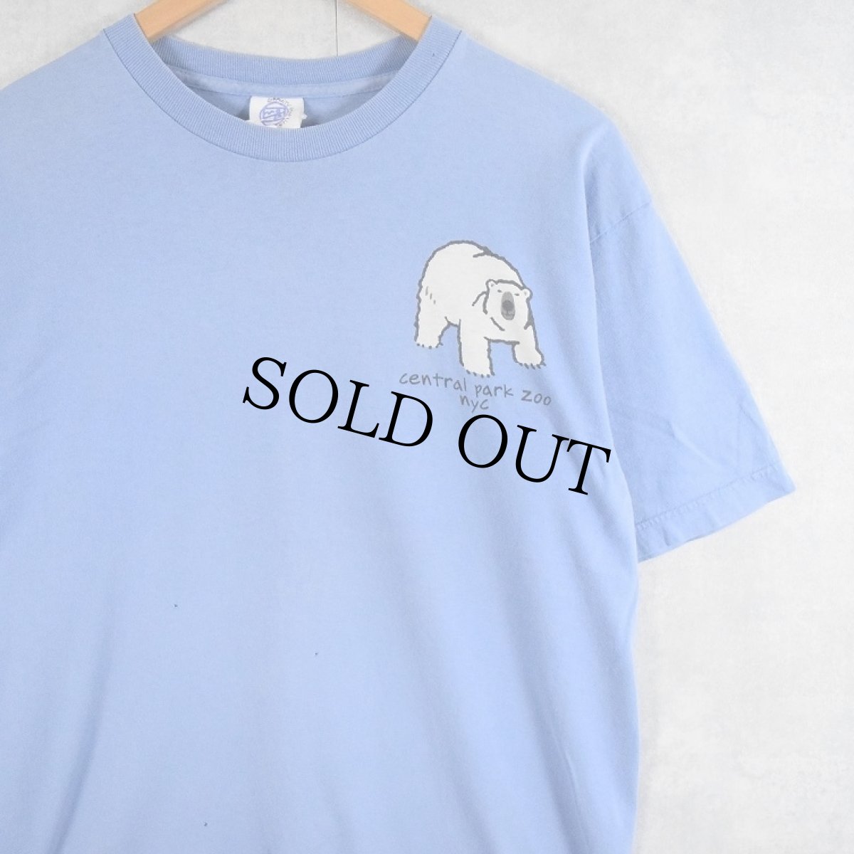 画像2: 90's GRAVITY GRAPHICS USA製 "Polar Bear" プリントTシャツ M (2)