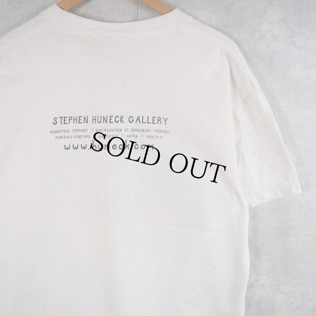 画像2: 90's Lee STEPHEN HUNECK "LOVE IS GIVE AND TAKE" アートプリントＴシャツ L (2)