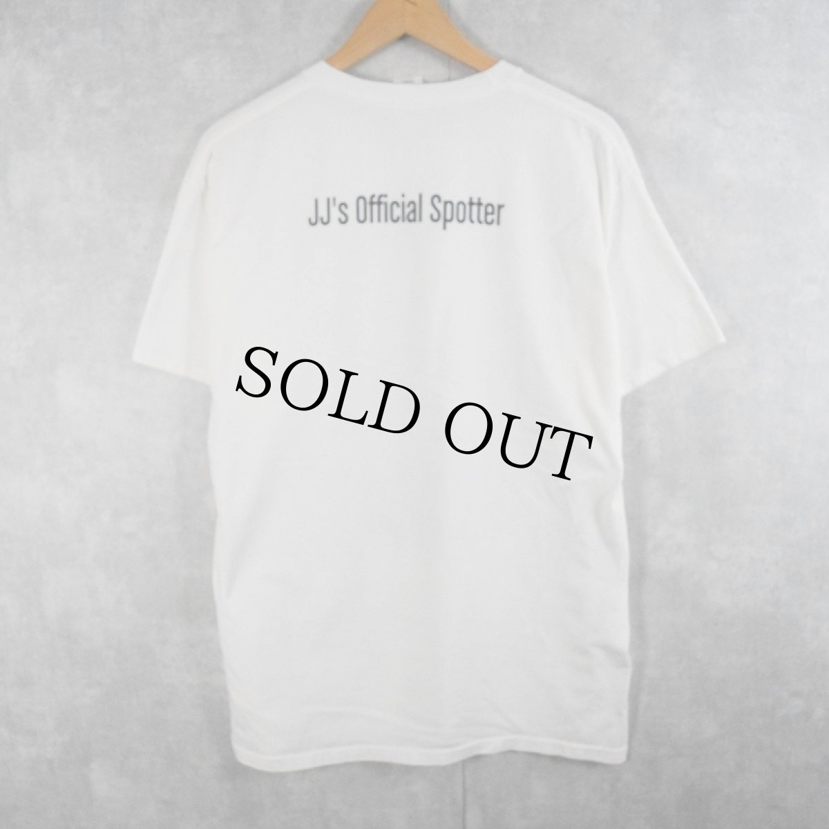 画像2: Parental Advisory "JJ's Official Spotter" パロディプリントTシャツ L (2)