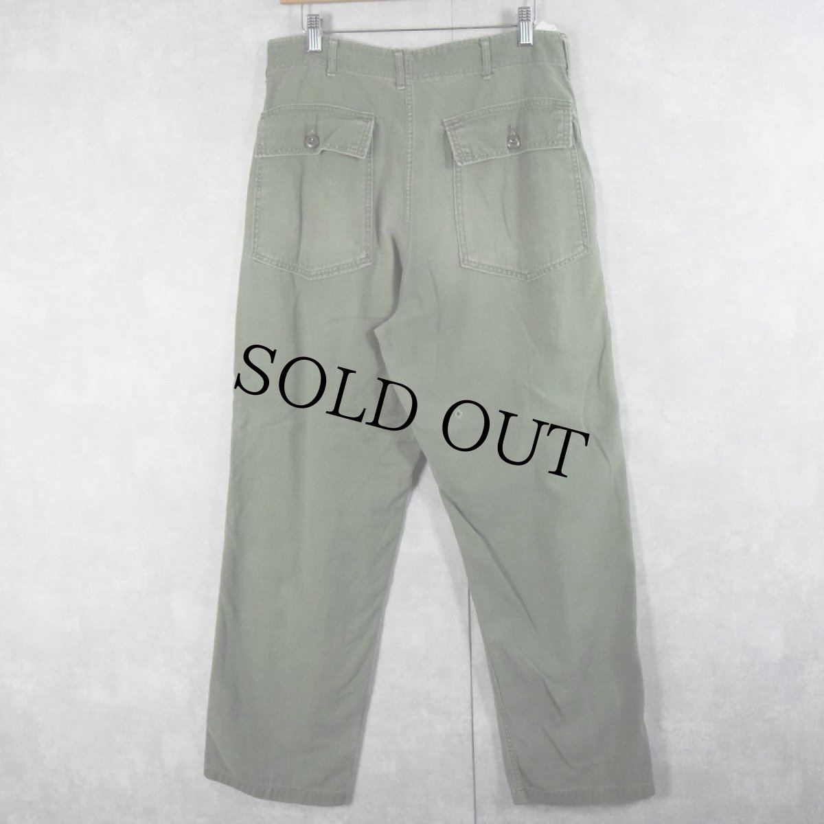 画像2: 70's U.S.ARMY ベイカーパンツ W32 (2)