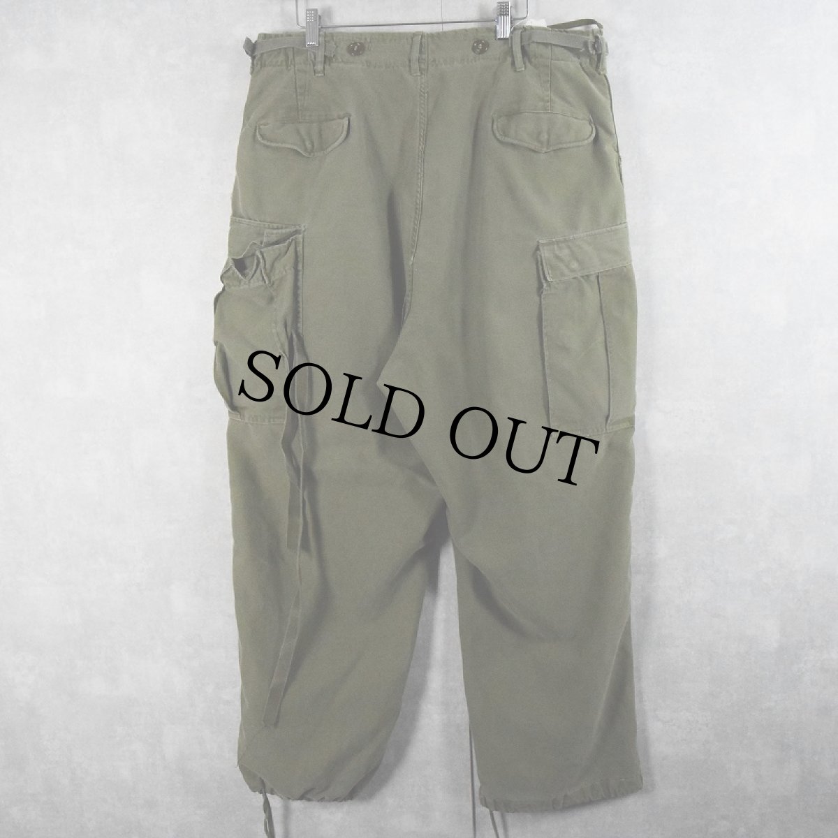 画像2: 50's U.S.ARMY M-51 フィールドパンツ LONG LARGE (2)