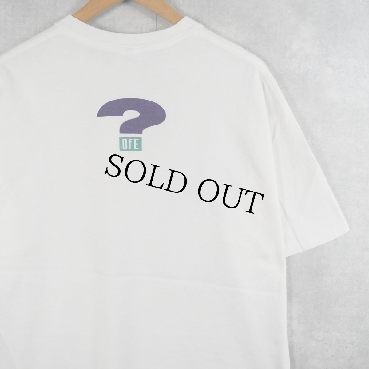 画像2: 90's DFE USA製 "different is... beautiful" カエルイラストプリントTシャツ XL (2)