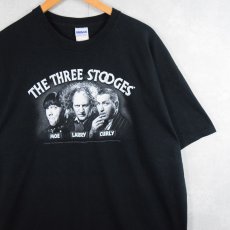画像1: THE THREE STOOGES コメディアンプリントTシャツ BLACK XL (1)