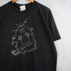 画像1: BASIC BLACK with Arthur Black ラジオ番組プリントTシャツ L (1)