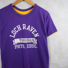 画像1: 80's Champion トリコタグ USA製 "LOCH RAVEN PHYS. EDUC." ダブルフェイス リバーシブルTシャツ M (1)