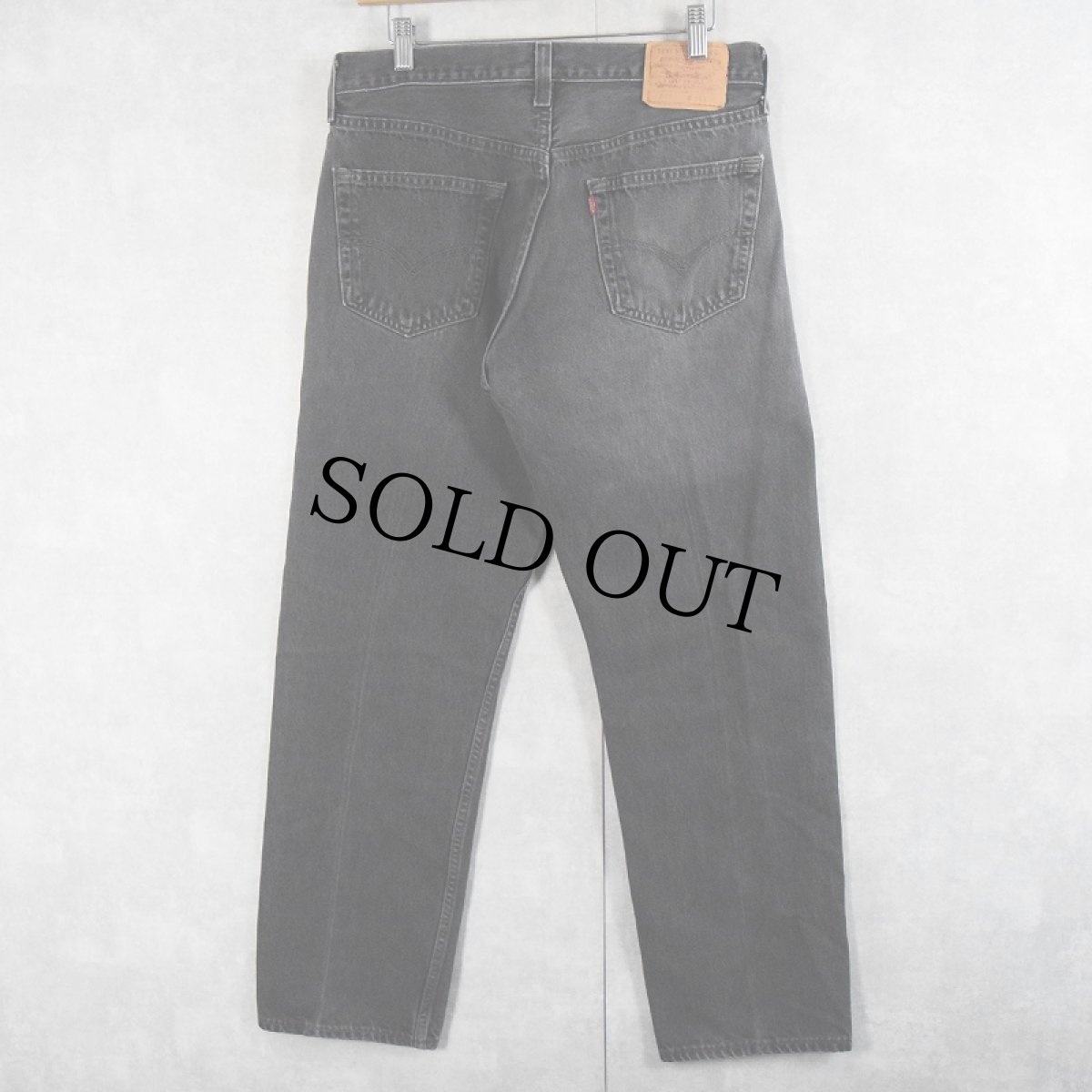 画像2: 90's Levi's 501 USA製 ブラックデニムパンツ W31 (2)
