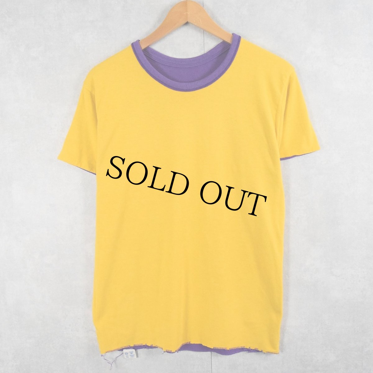 画像2: 80's Champion トリコタグ USA製 "LOCH RAVEN PHYS. EDUC." ダブルフェイス リバーシブルTシャツ M (2)