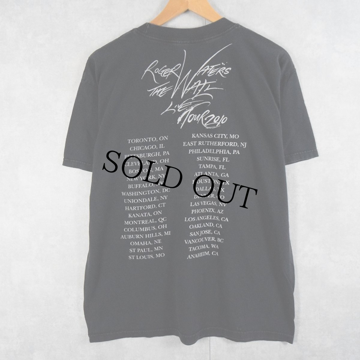 画像2: Roger Water "The Wall Live" ミュージシャンTシャツ (2)