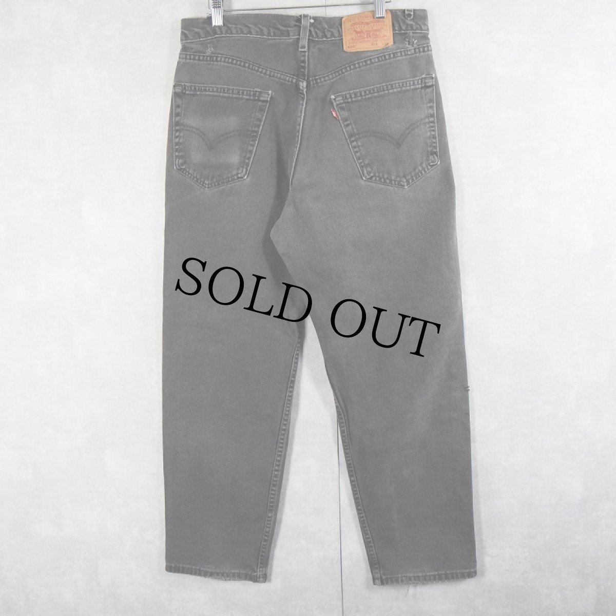 画像2: 90's Levi's 550 "RELAXED FIT" USA製 ブラックデニムパンツ W32 (2)