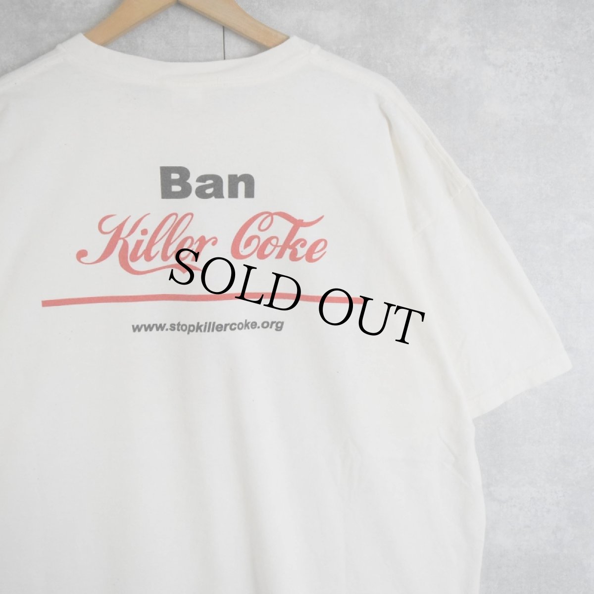 画像2: Killer Coke USA製 キャンペーン運動 プリントTシャツ 2XL (2)