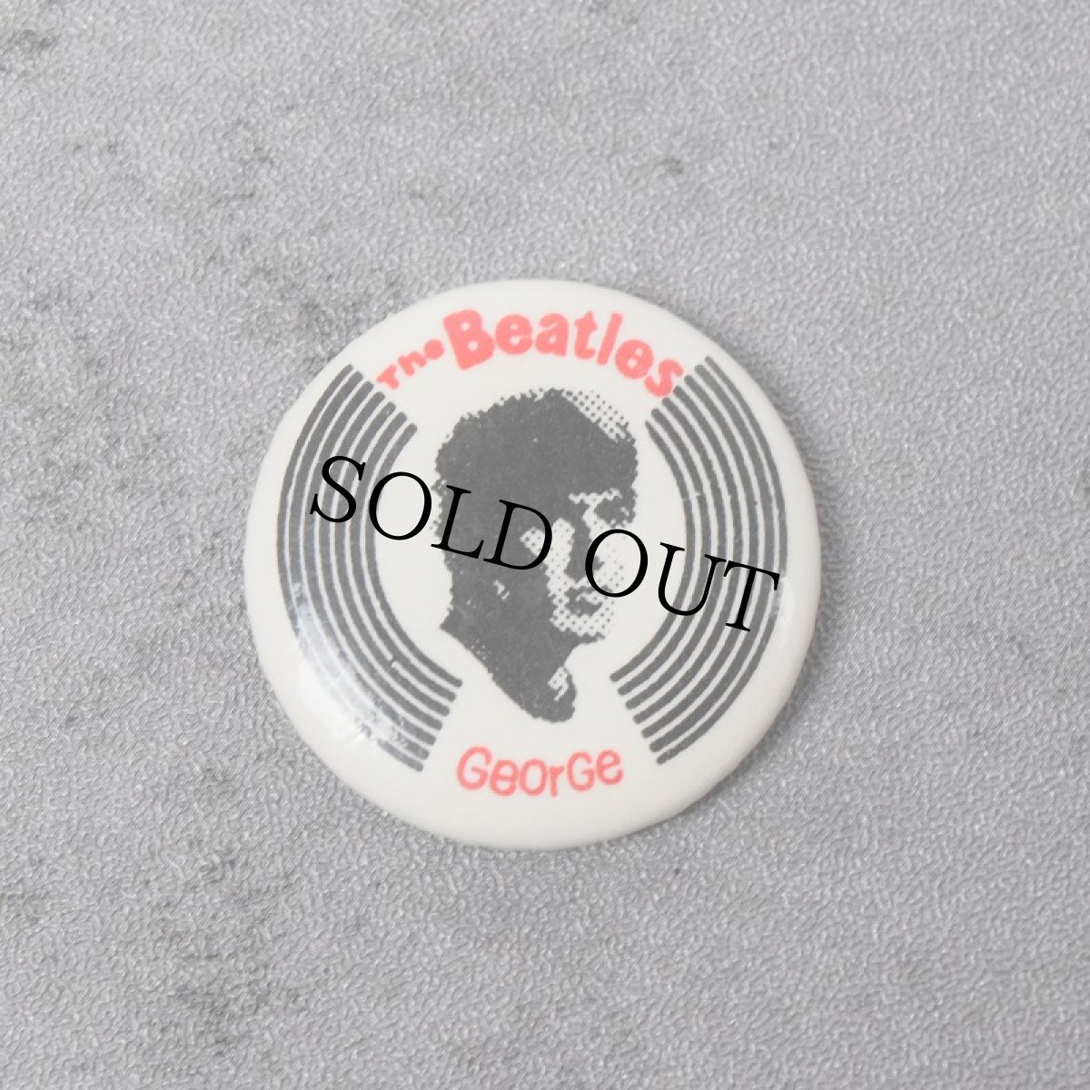 画像1: THE BEATLES "George Harrison" ロックバンド 缶バッチ (1)