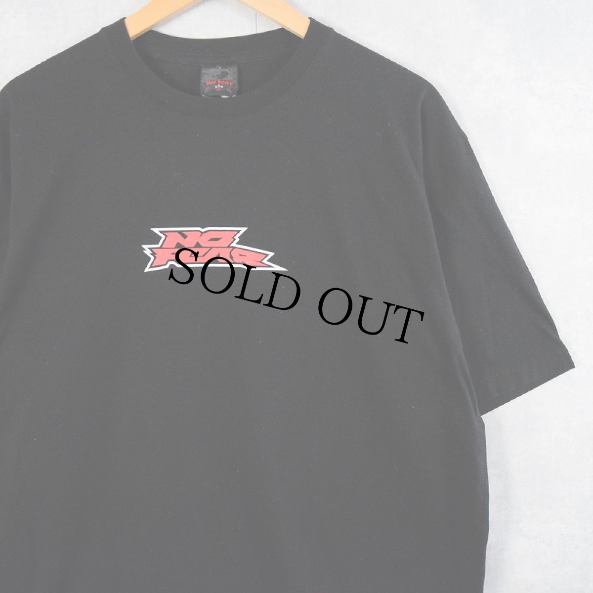 画像2: Manny Pacquiao "NO FEAR" ボクサープリントTシャツ BLACK (2)