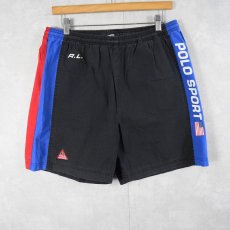 画像1: 90's POLO SPORT Ralph Lauren コットンイージーショーツ M (1)