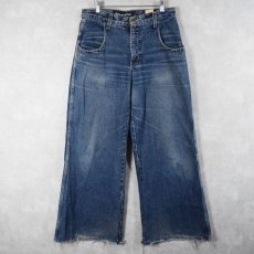 画像2: 90〜2000's Bluenotes CANADA製 ワイドデニムパンツ W31 (2)