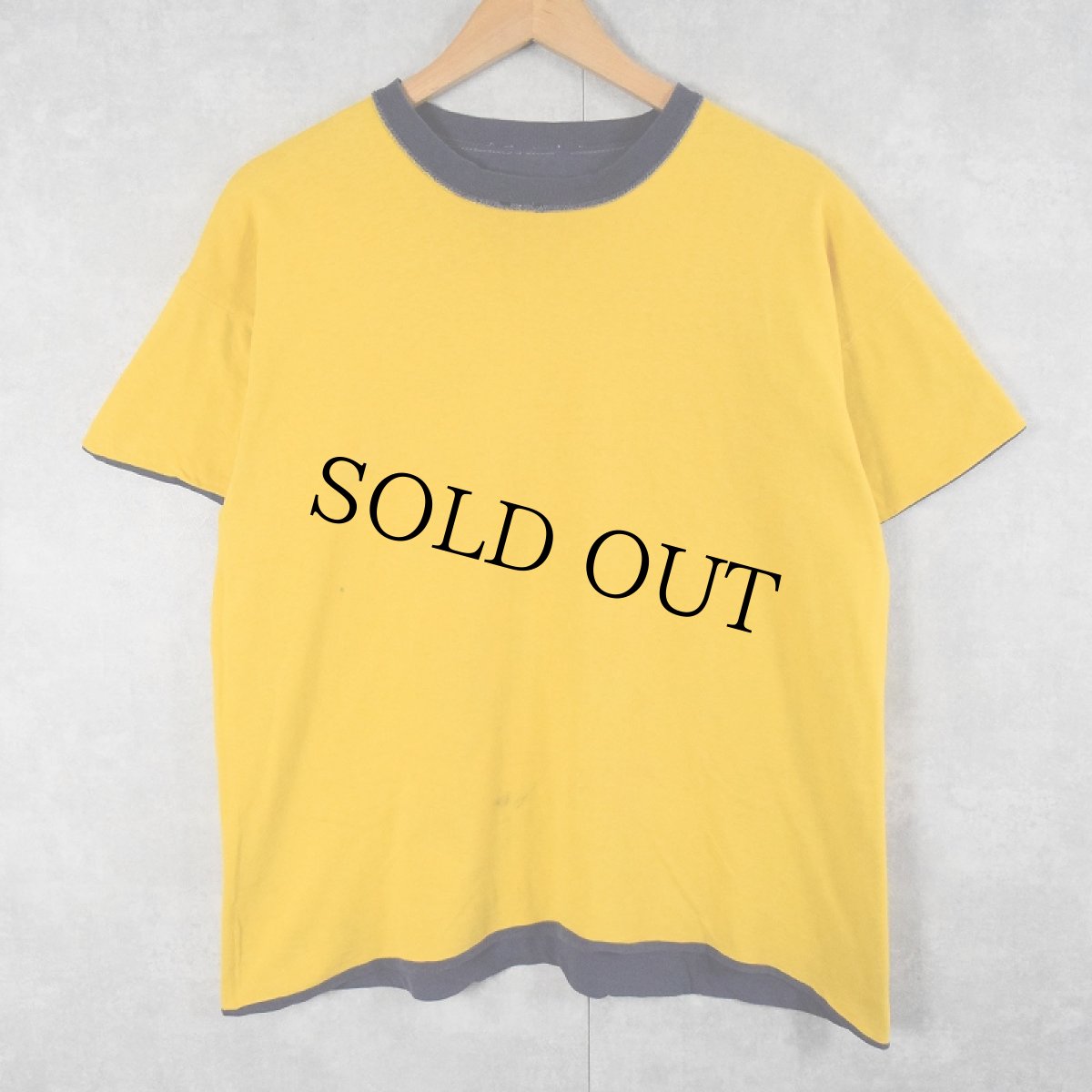 画像2: 〜80's 無地 リバーシブルTシャツ NAVY (2)