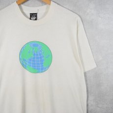 画像1: 90's USA製 地球プリントTシャツ XL (1)