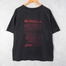 画像2: ZAPATISTA MEXICO "! YA BASTA !" プリントTシャツ BLACK (2)