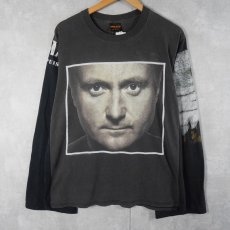 画像1: 90's Phil Collins USA製 リメイクロンT L (1)