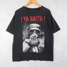 画像1: ZAPATISTA MEXICO "! YA BASTA !" プリントTシャツ BLACK (1)