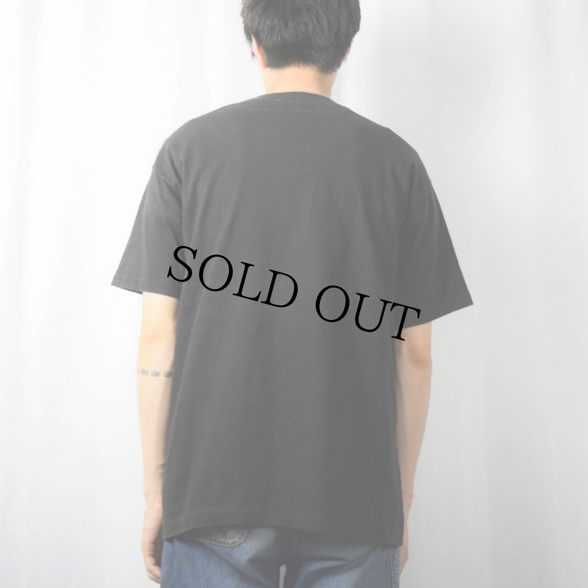 画像3: 90's LILY TOMLIN written by JANE WAGNER 舞台プリントTシャツ BLACK (3)