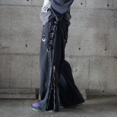 画像1: TRIPP NYC レースデザイン ワイドボンテージパンツ W39 (1)