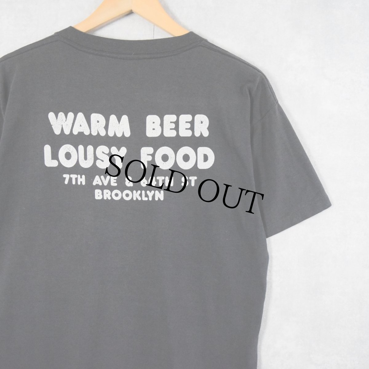 画像2: 80's CRAZY COUNTRY CLUB USA製 レストランバープリントTシャツ L (2)