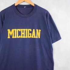 画像1: 80's "MICHIGAN" プリントTシャツ NAVY (1)