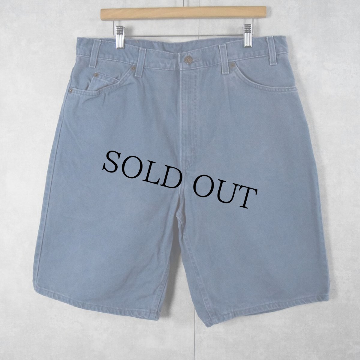 画像3: 90's Levi's 550 "RELAXED FIT" USA製 カラーデニムショーツ W36 (3)