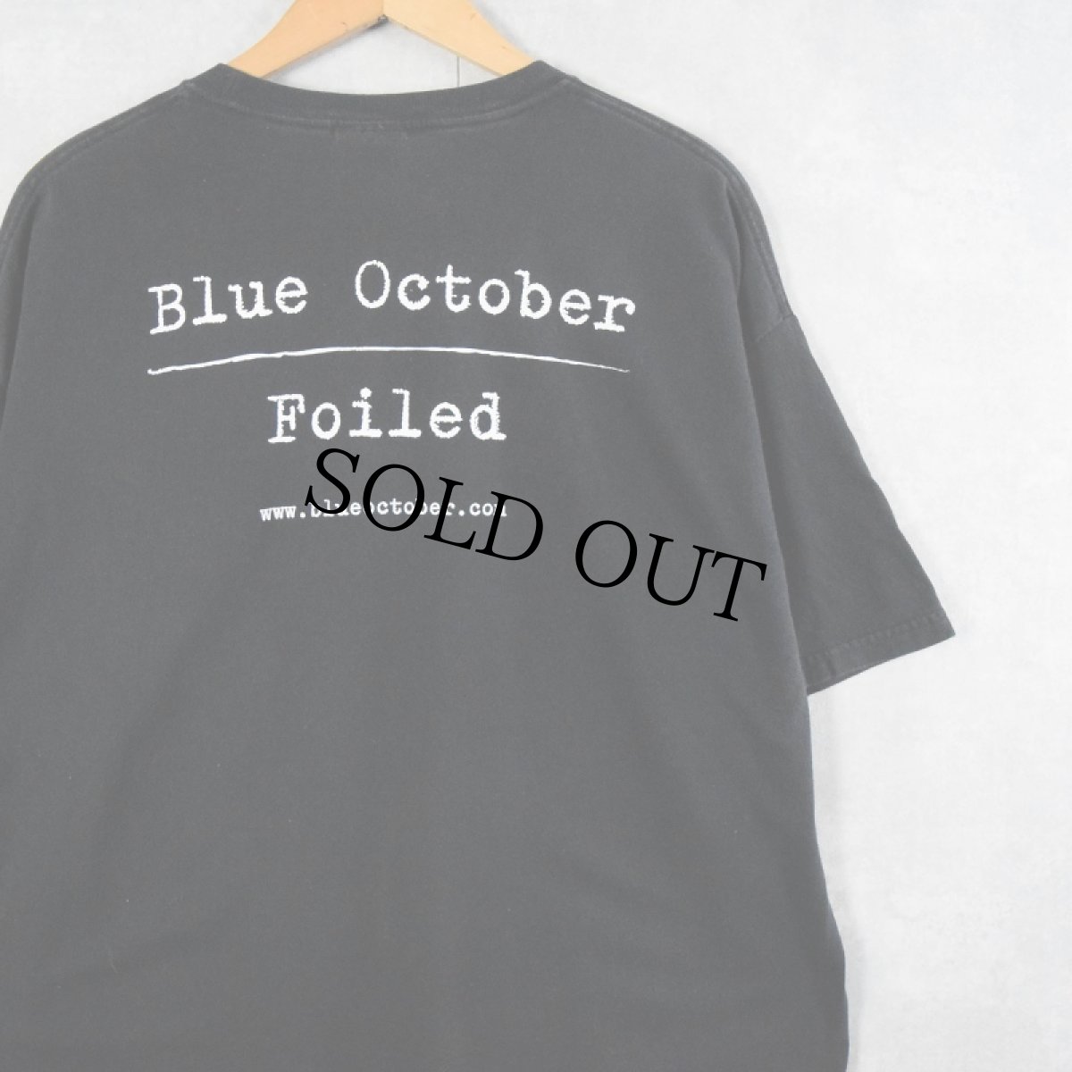画像2: 2000's Blue October "Foiled" ロックバンドTシャツ BLACK XL (2)