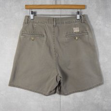 画像4: 90's POLO Ralph Lauren USA製 2タック コットンチノショーツ W28 (4)