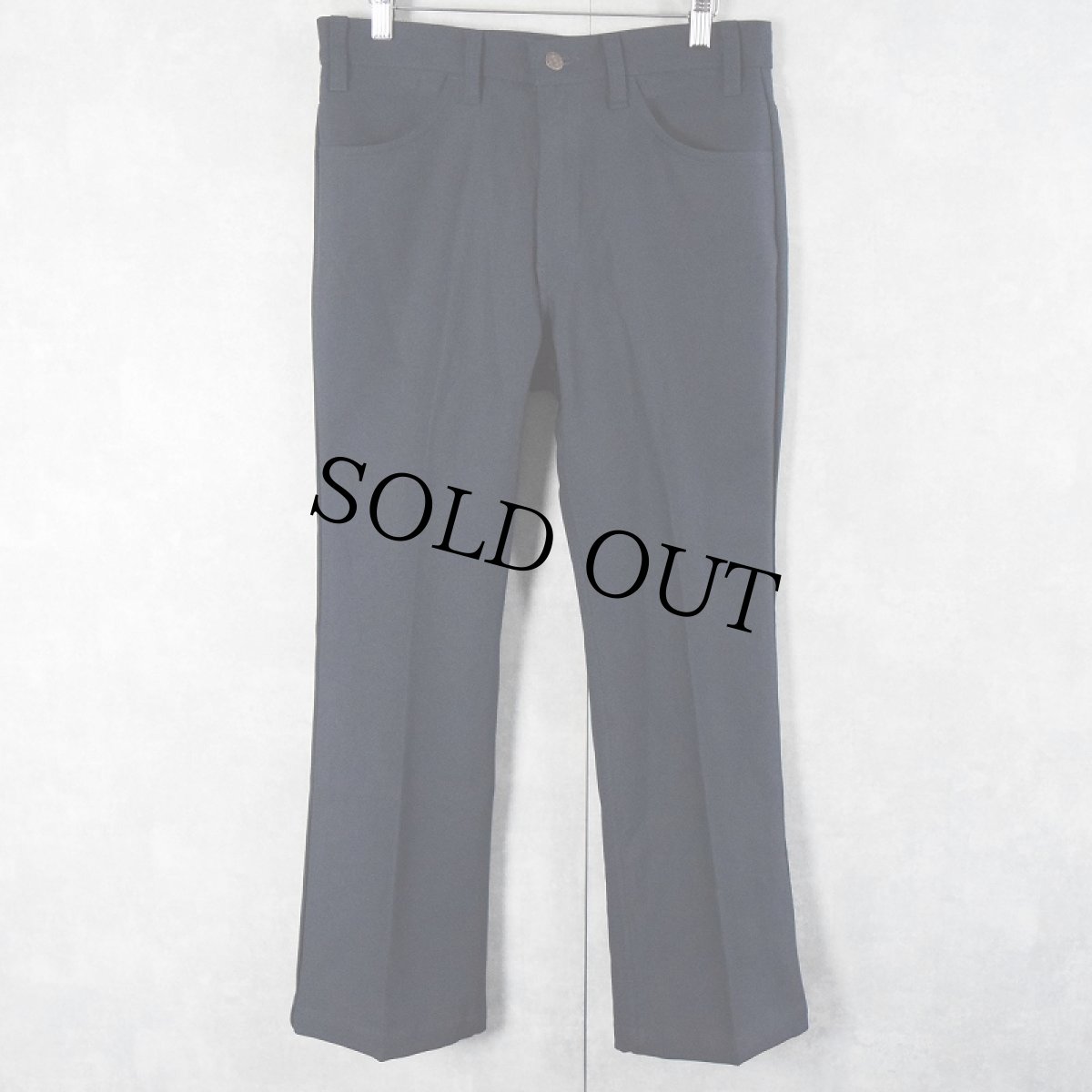 画像1: 80's Levi's 517 "STA-PREST" PANTS NAVY W31 (1)