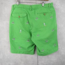 画像3: POLO Ralph Lauren "BEDFORD CHINO CLASSIC FIT" サーフボード×サメ 刺繍チノショーツ W35 (3)