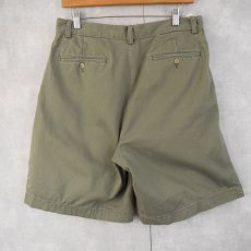 画像2: POLO Ralph Lauren "TYLER SHORT" 2タック チノショーツ KHAKI W31 (2)