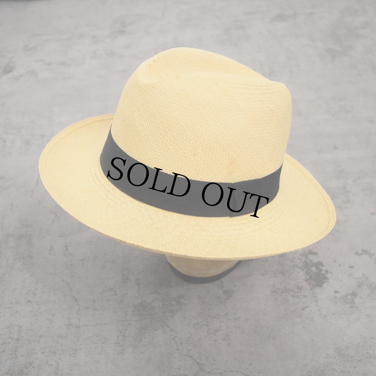 画像3: VINTAGE リボンデザイン ストロー中折れハット (3)