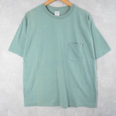 画像1: 90's GAP USA製 無地ポケットTシャツ XL (1)