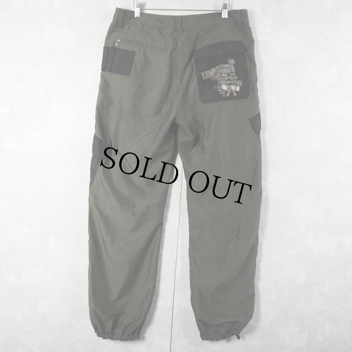 画像2: Kana Beech Circus デザインカーゴパンツ W35 (2)