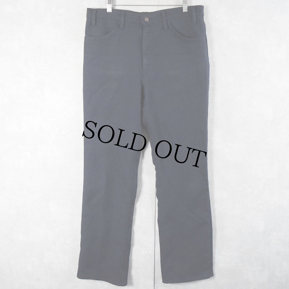 画像1: 90's Levi's 517 USA製 "STA-PREST" PANTS NAVY W36 (1)