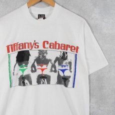 画像1: 80's Tiffany's Cabaret USA製 クラブプリントTシャツ XL (1)