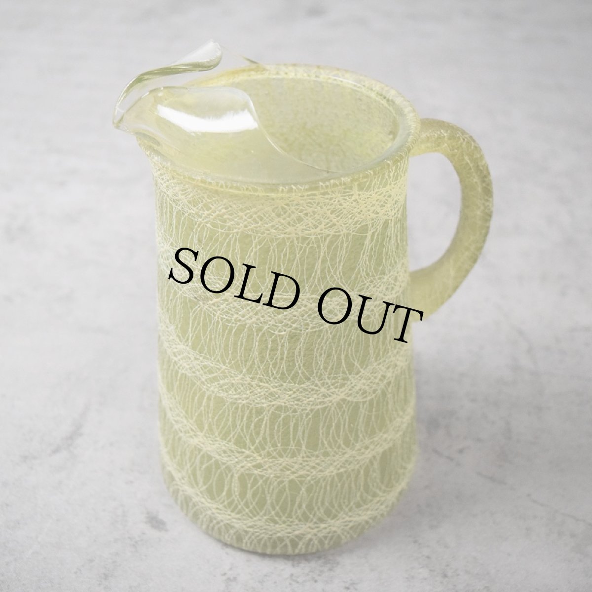 画像1: 50〜60's SPAGHETTI STRING GLASSES PITCHER (1)