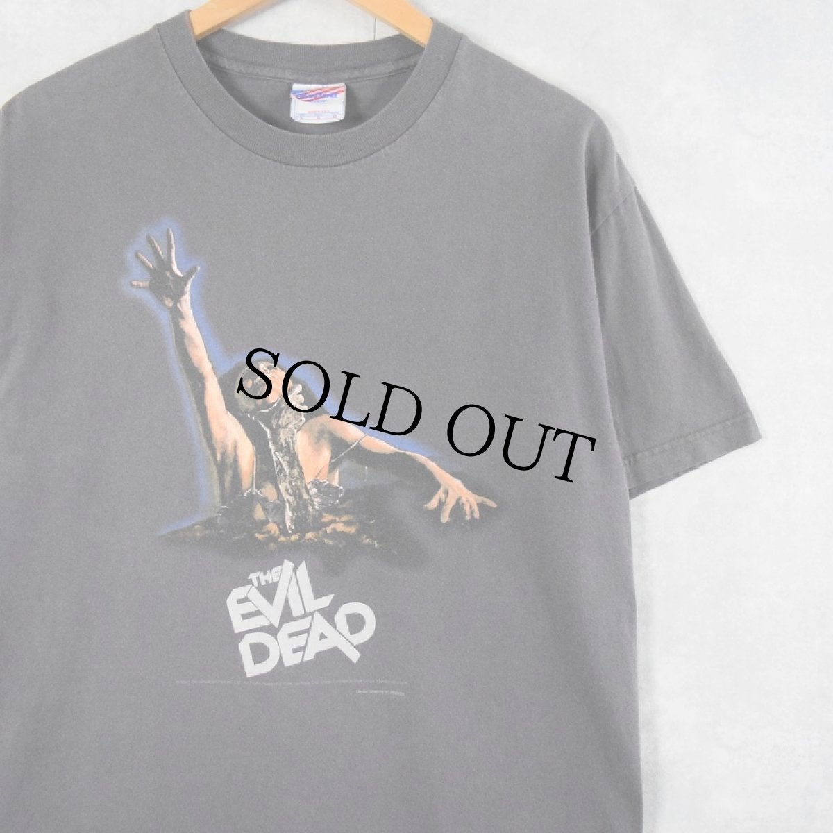 画像1: 2001 THE EVIL DEAD USA製 ホラー映画プリントTシャツ L (1)